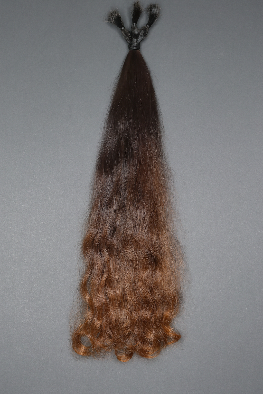 Soft curly ombré