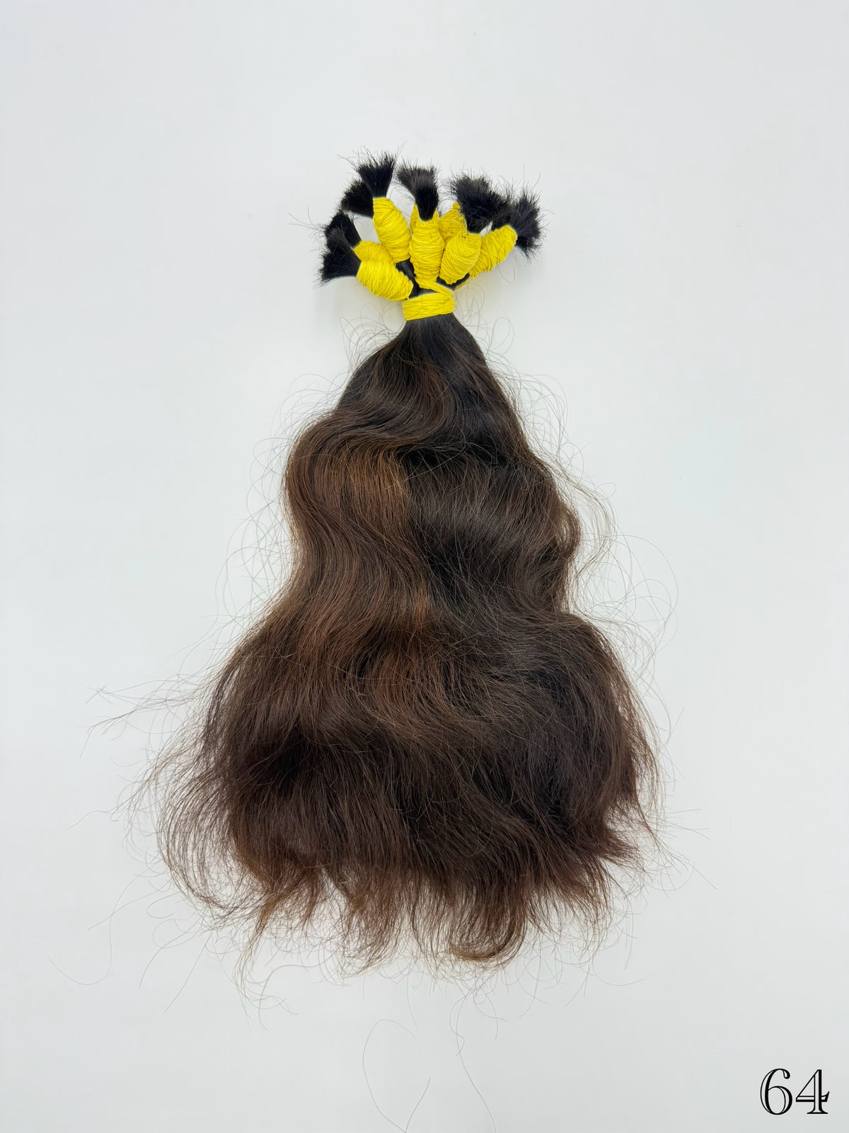 15” brown ombré wavy 193G