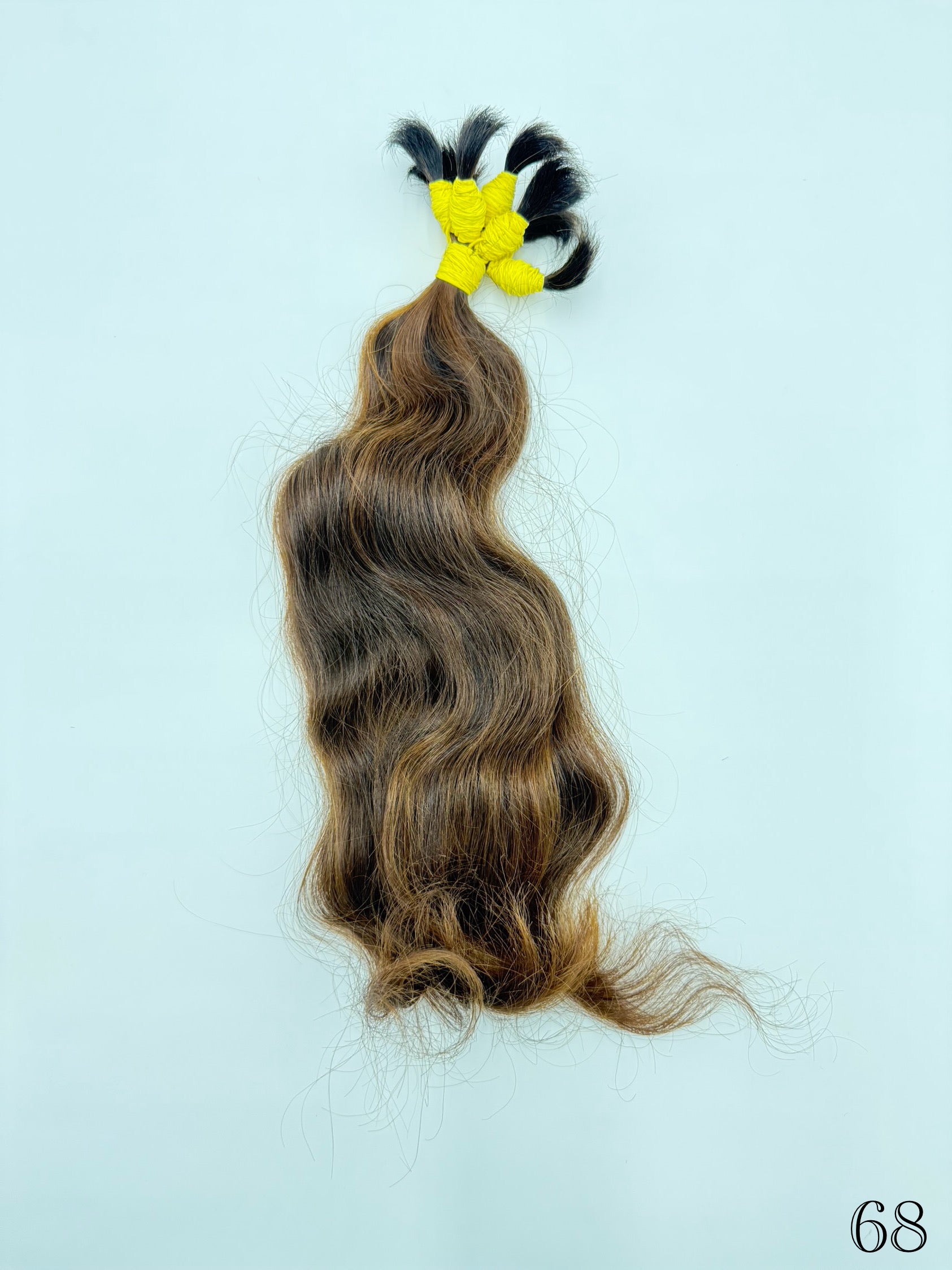 19” ginger/blonde wavy 99G