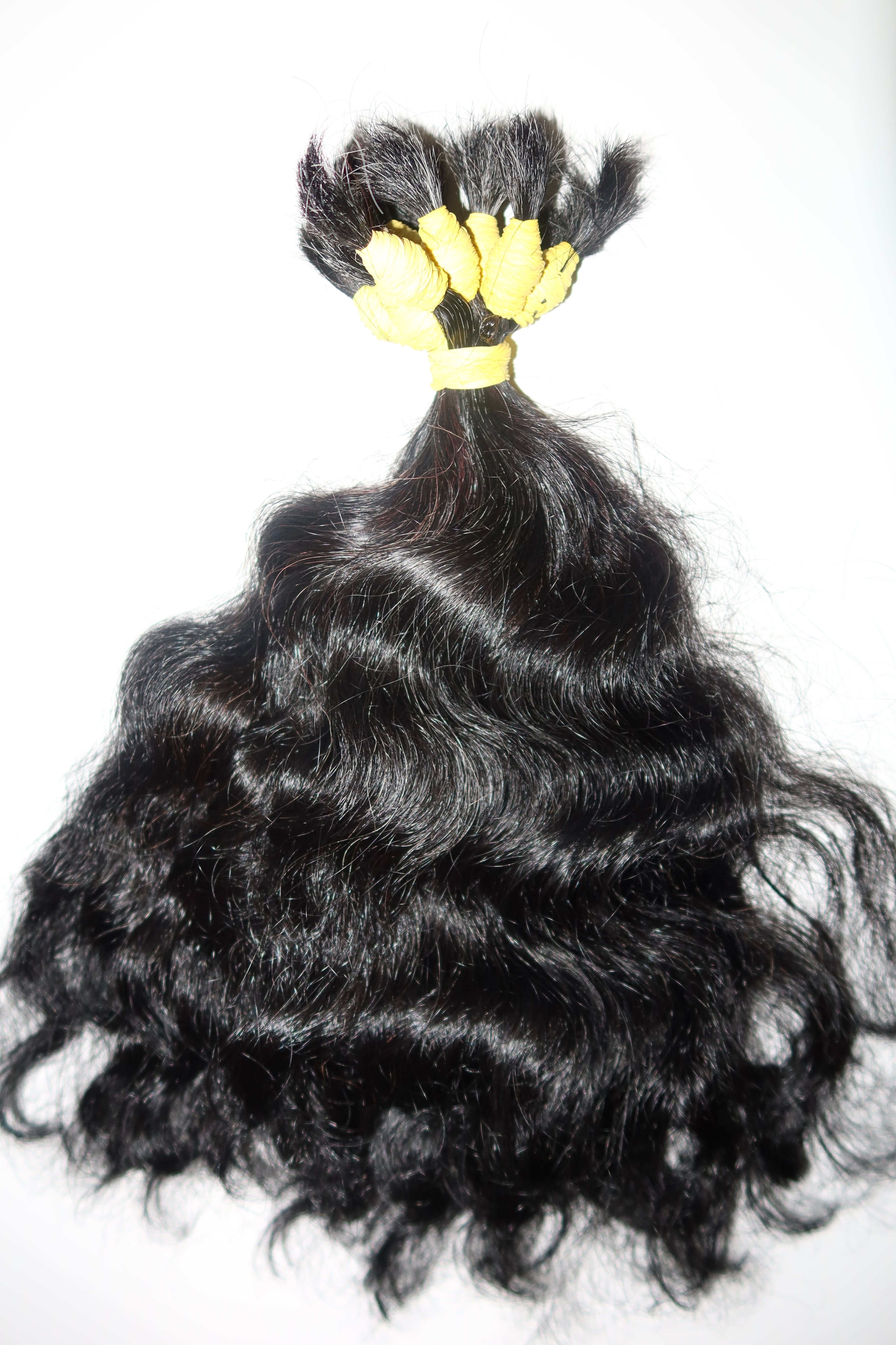 Salt & Pepper Textured Wavy/Curly