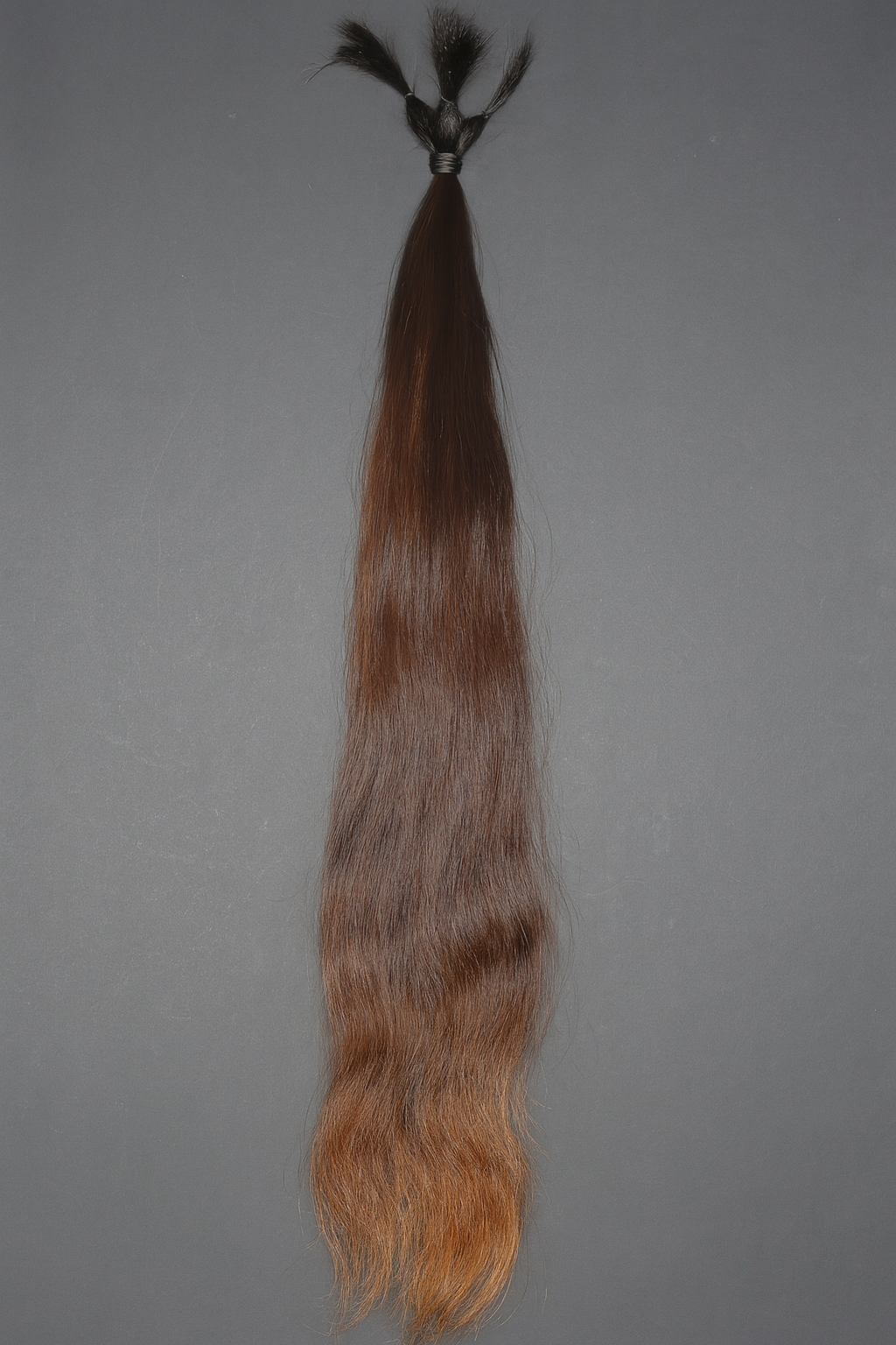 Soft straight ginger ombré