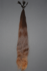 Soft straight ginger ombré