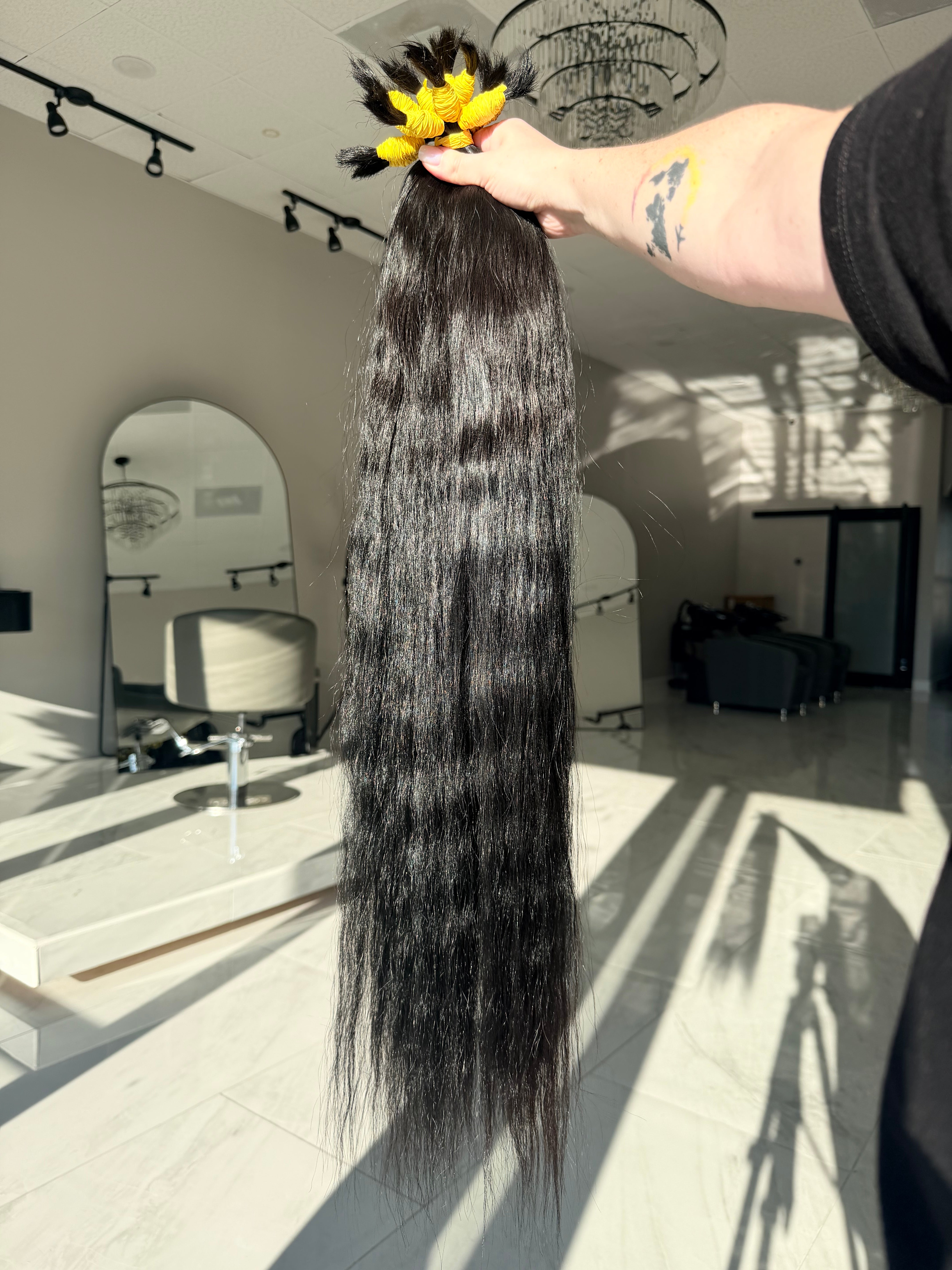 Premium Sleek Straight Hair — Natural Black #0066 (30”)