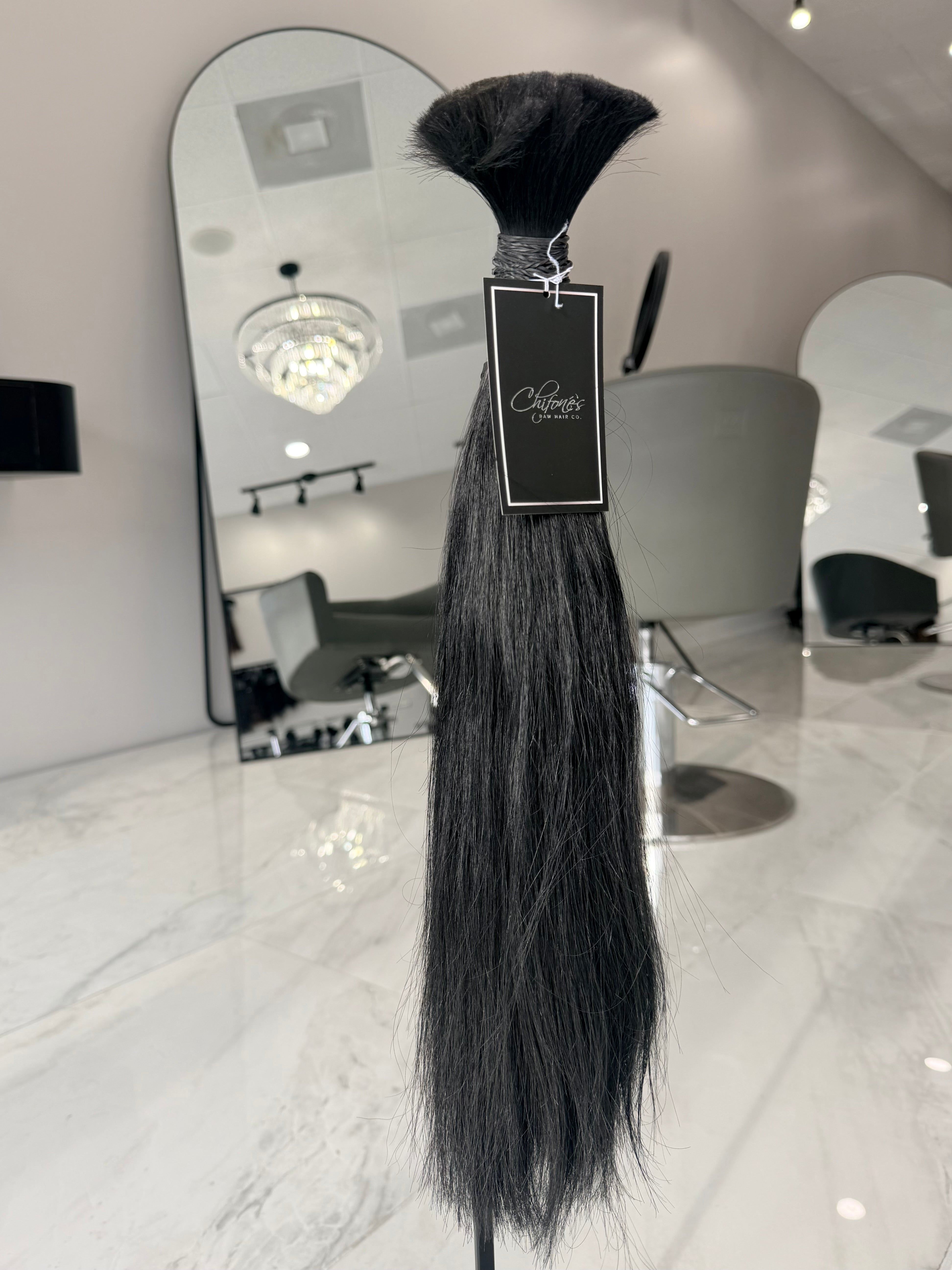 Premium Virgin Human Hair Ponytail 19” — 207g