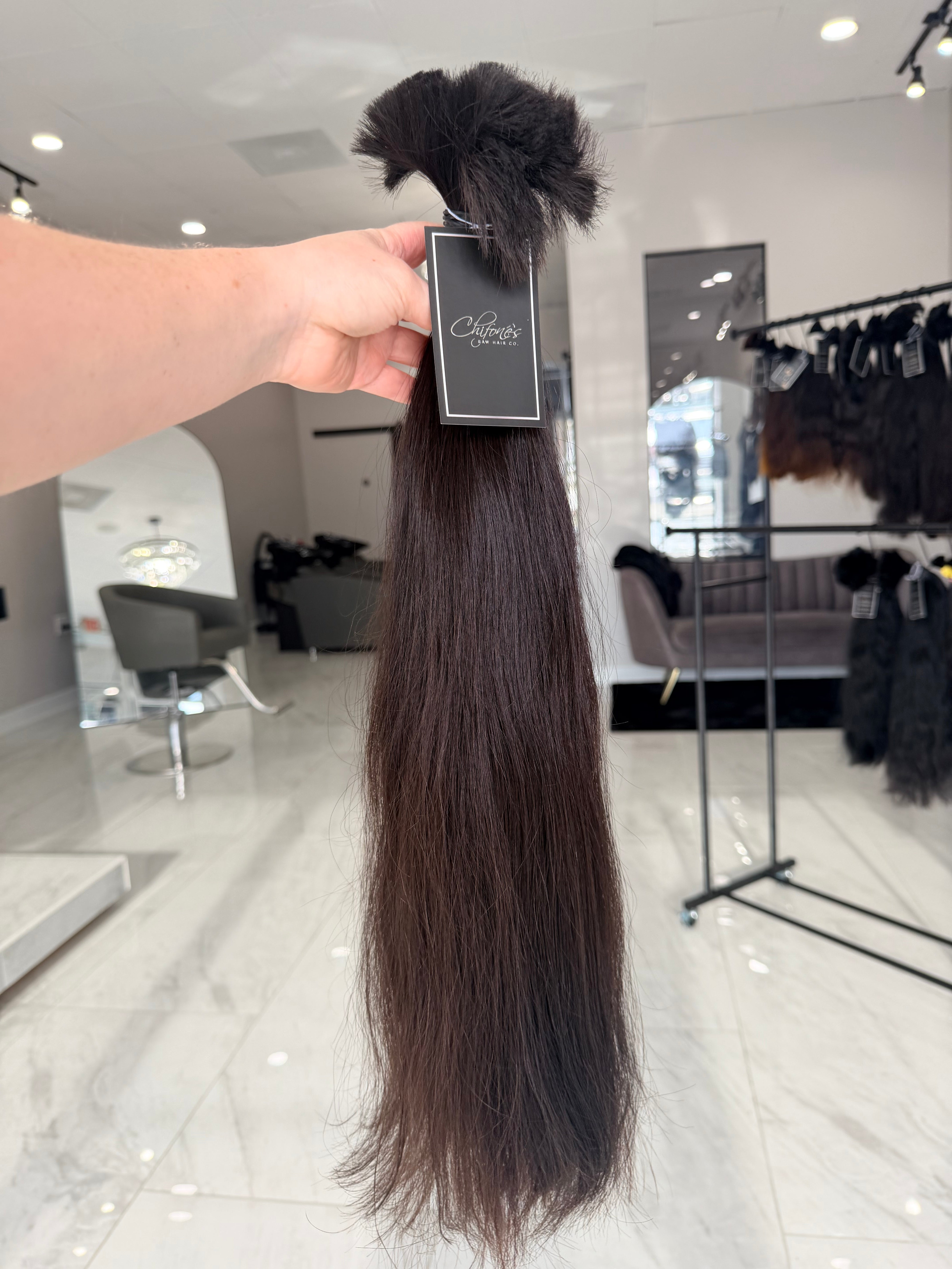 Premium Virgin Human Hair Ponytail 24” — 227g