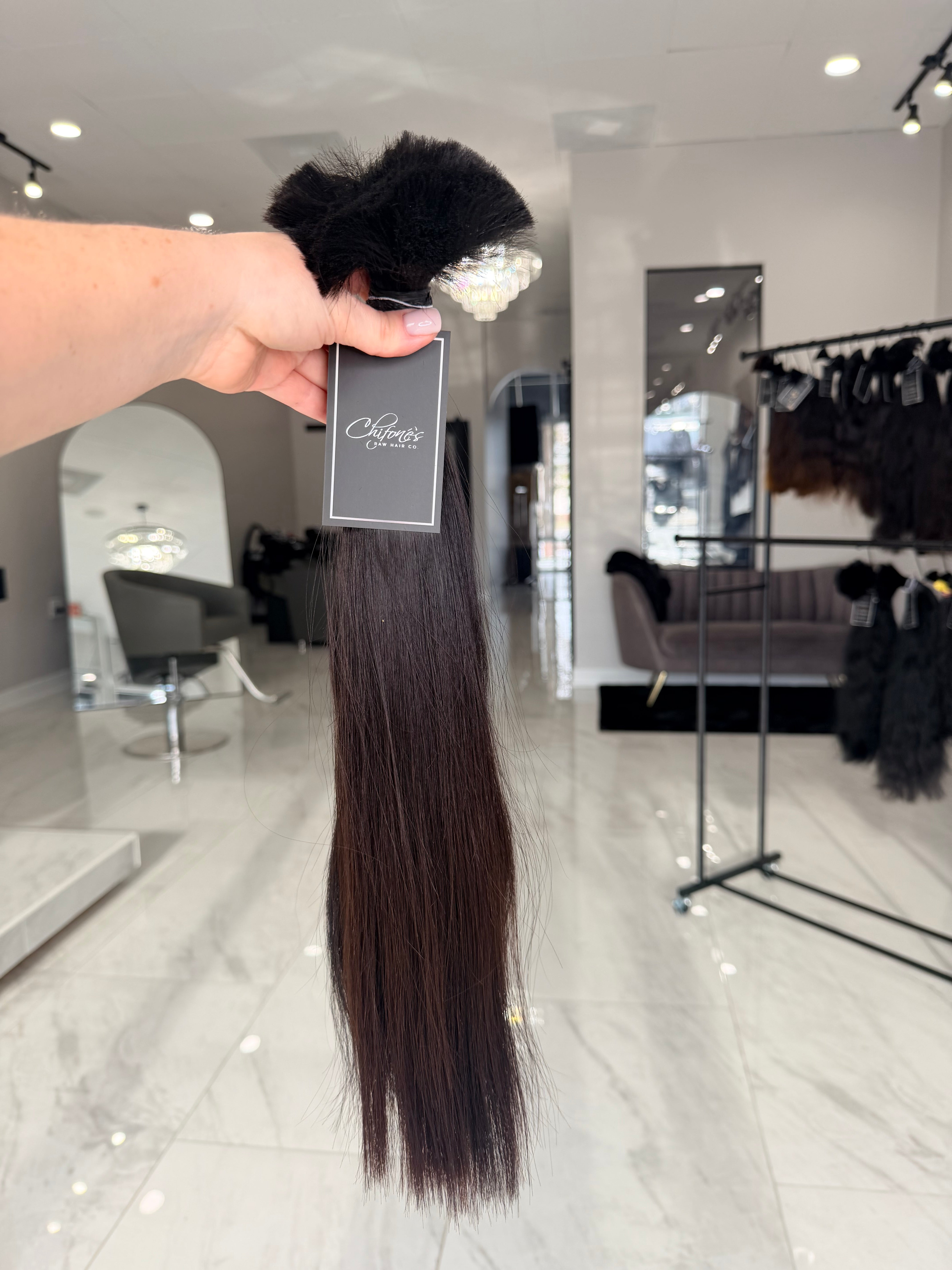 Premium Virgin Human Hair Ponytail 20” — 179g