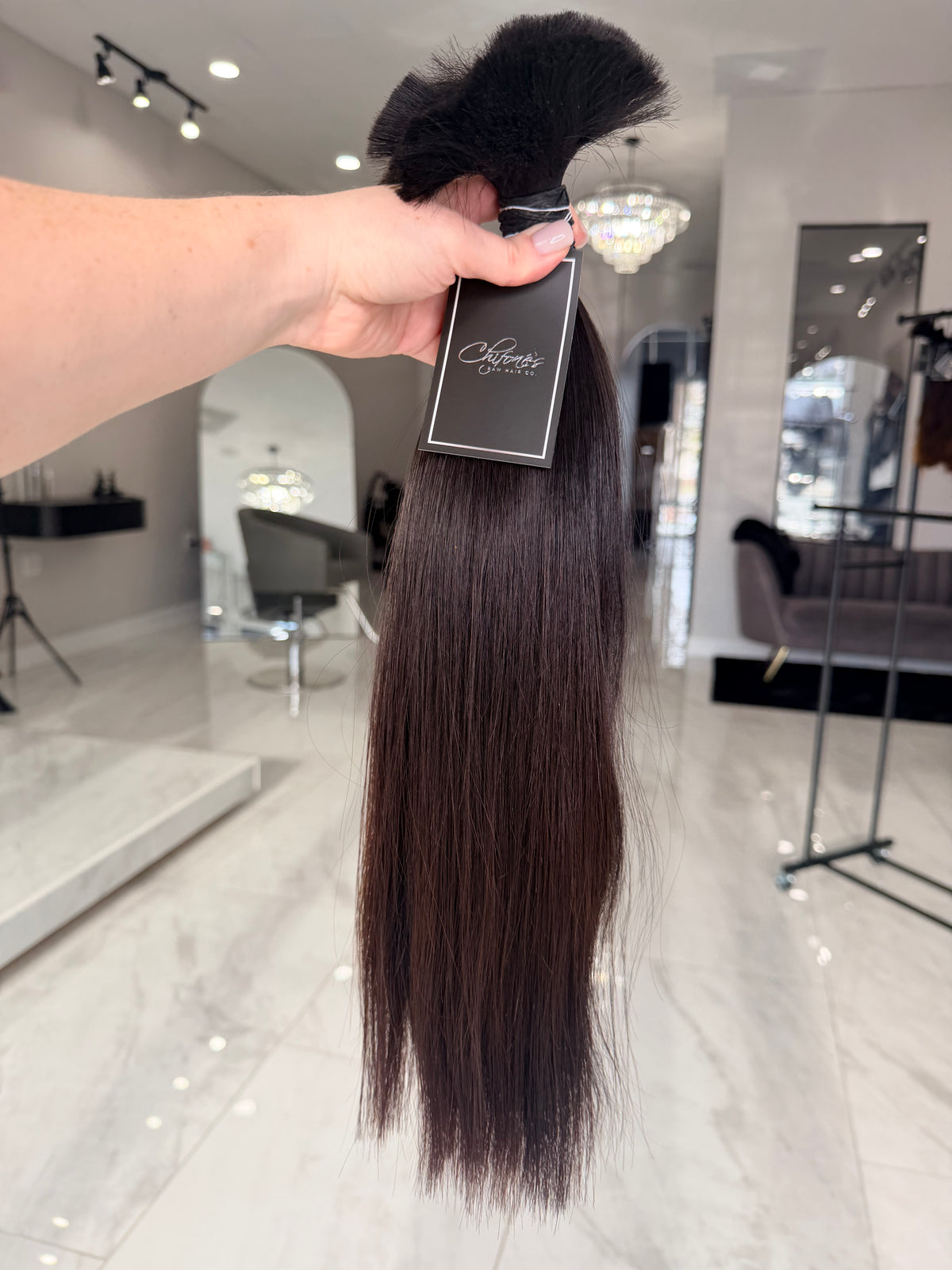 Premium Virgin Human Hair Ponytail 20” — 179g