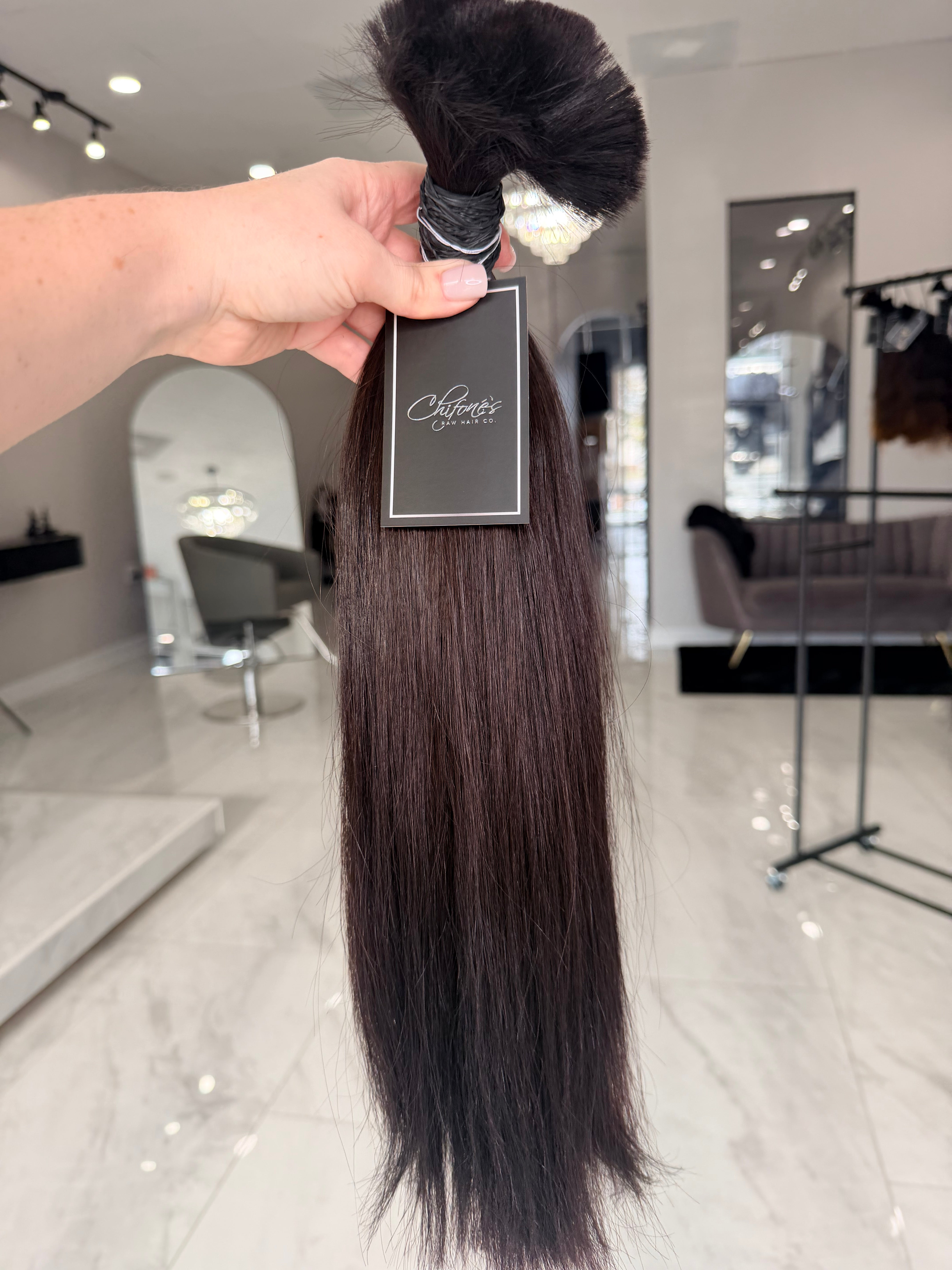 Premium Virgin Human Hair Ponytail 20” — 162g