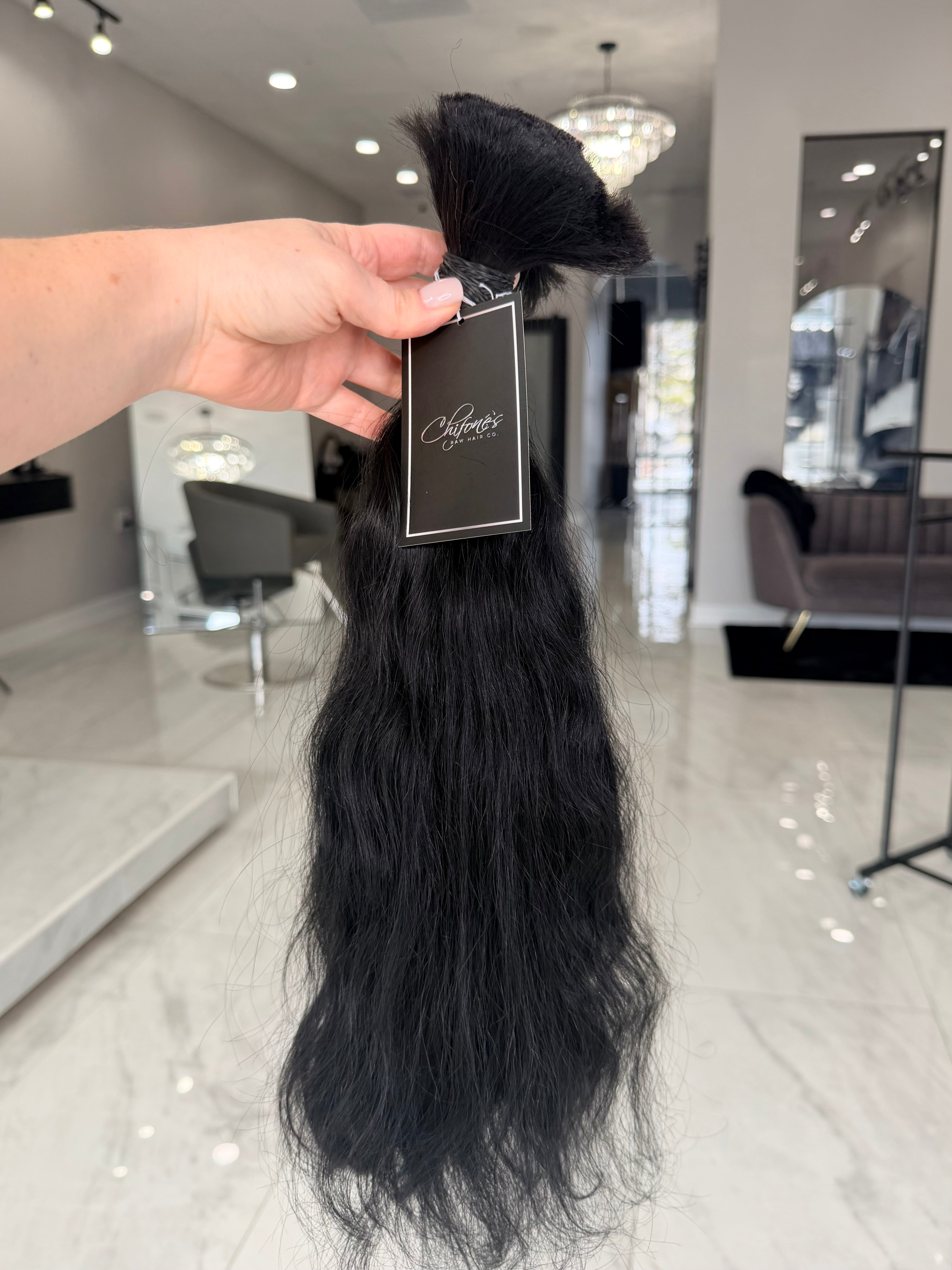 Premium Virgin Human Hair Ponytail 20” — 207g