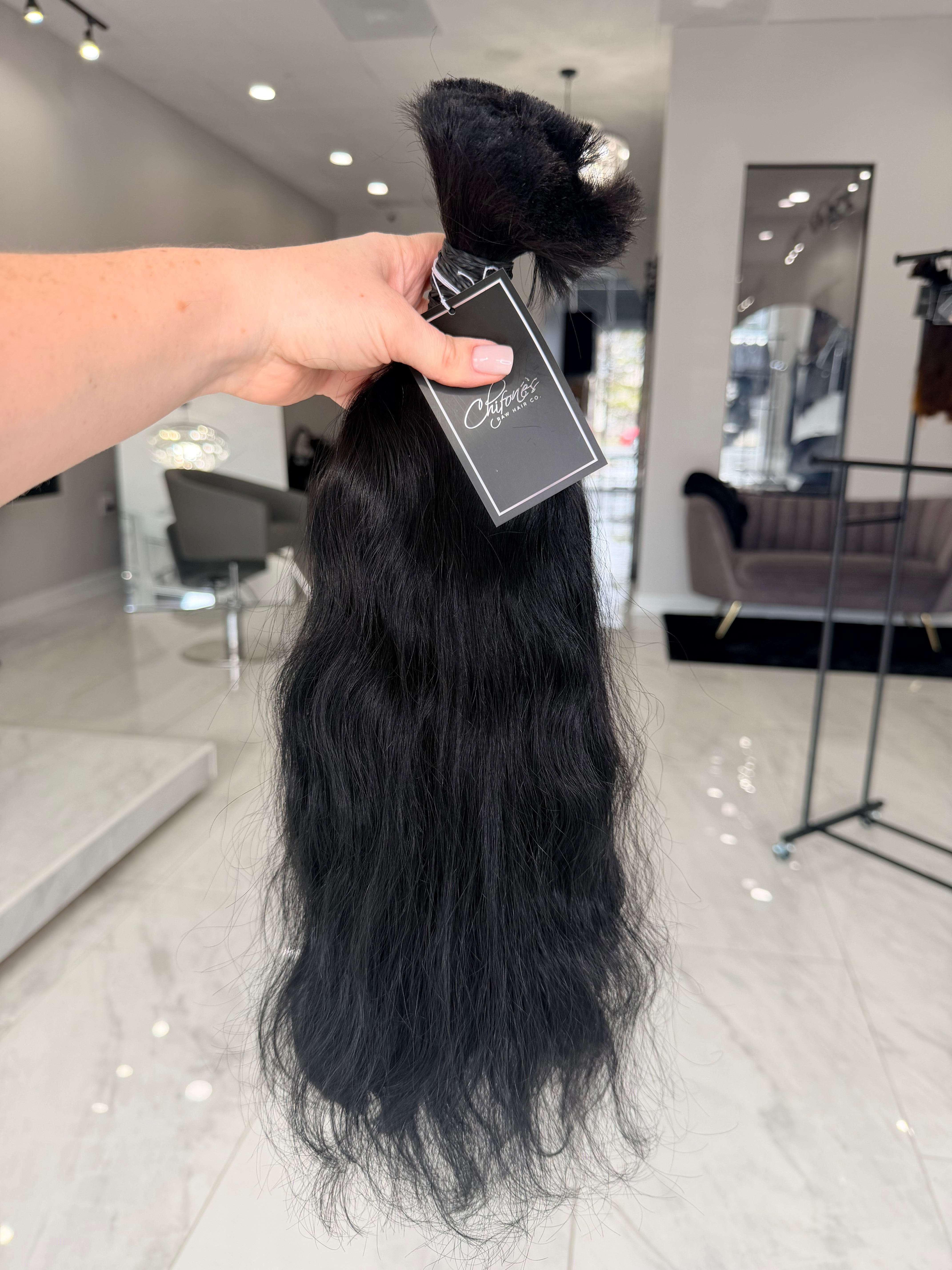 Premium Virgin Human Hair Ponytail 20” — 207g