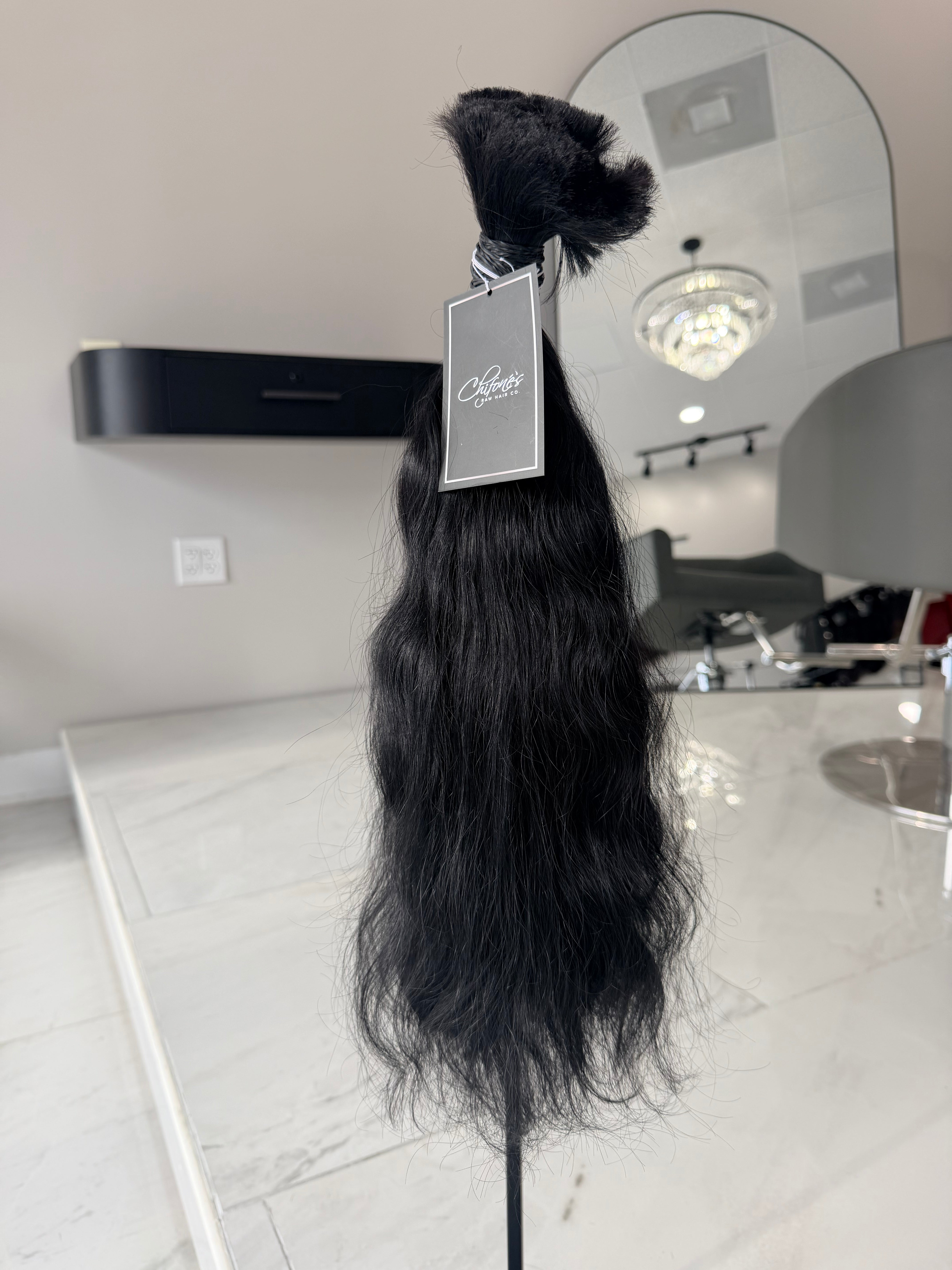 Premium Virgin Human Hair Ponytail 20” — 207g