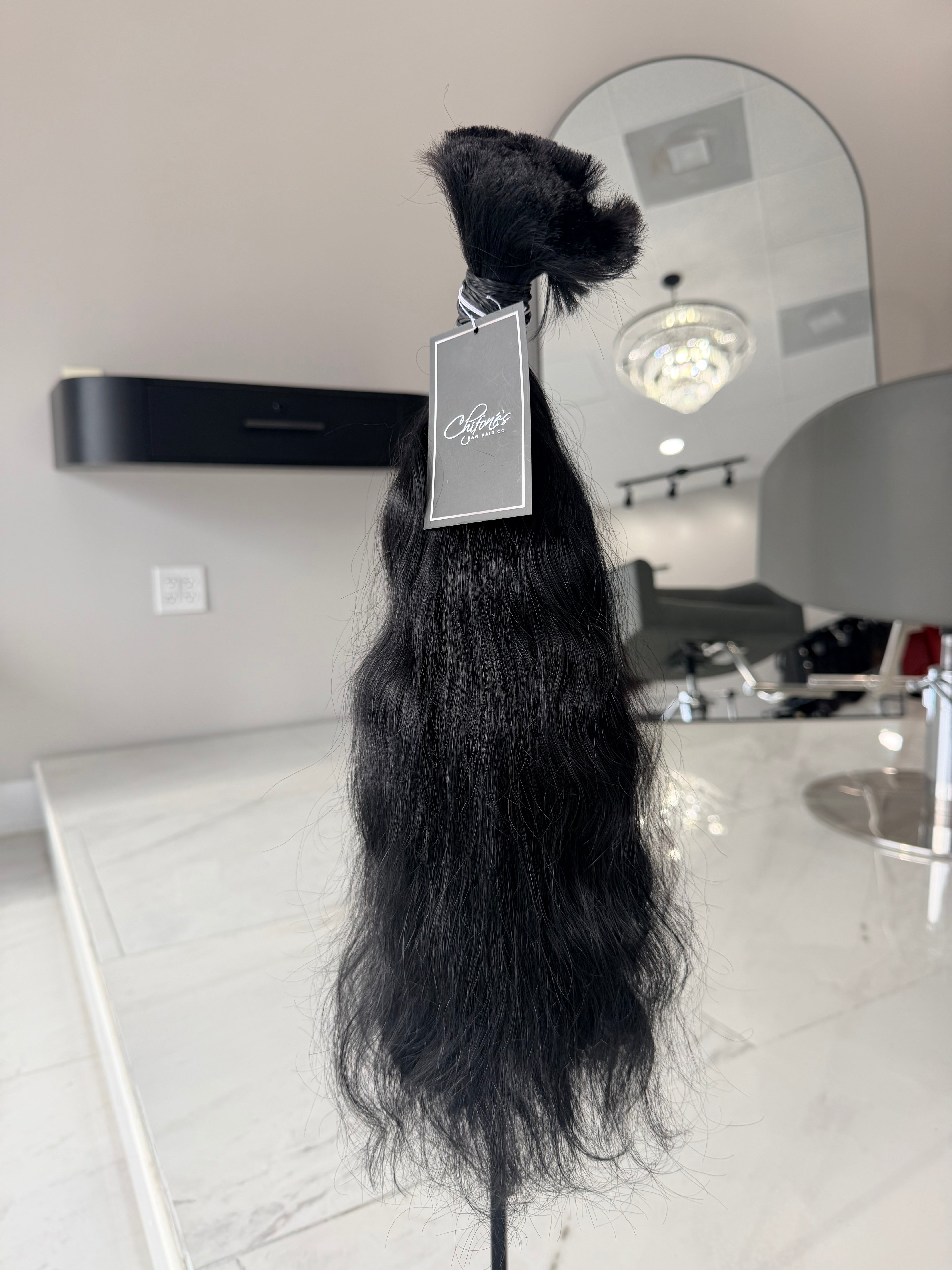 Premium Virgin Human Hair Ponytail 20” — 207g